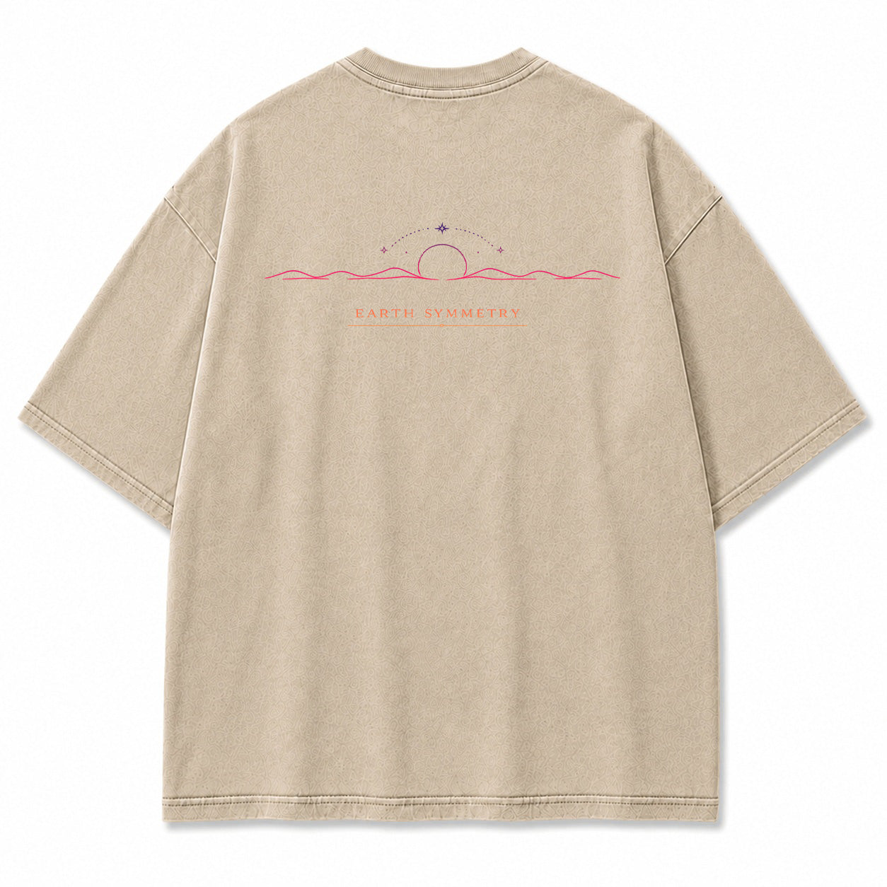 Earth Symmetry Desert Horizon Graphic T-Shirt