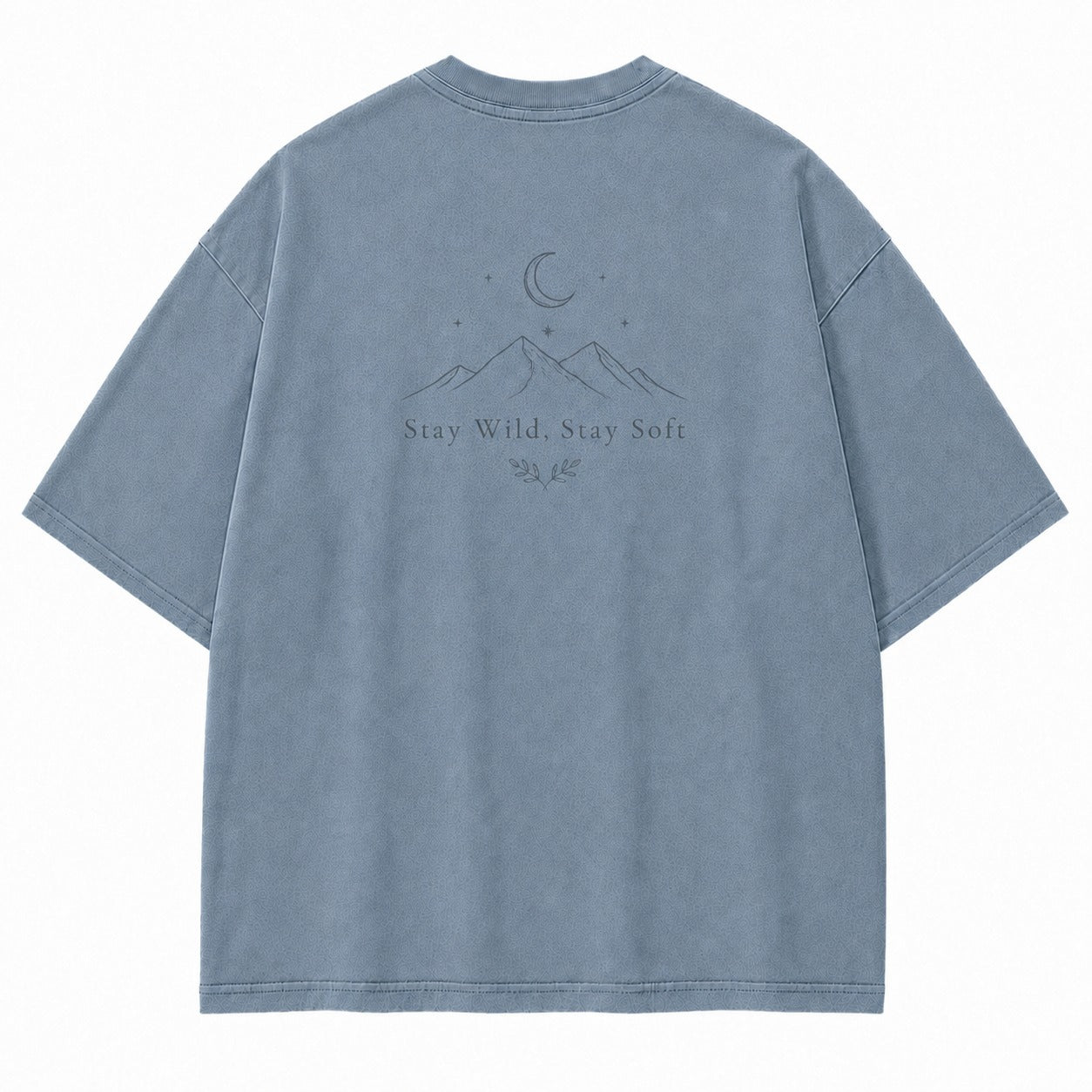 Stay Wild, Stay Soft Minimalist Mountain Tee