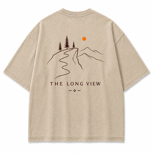 The Long View Mountain Trail Graphic T-Shirt