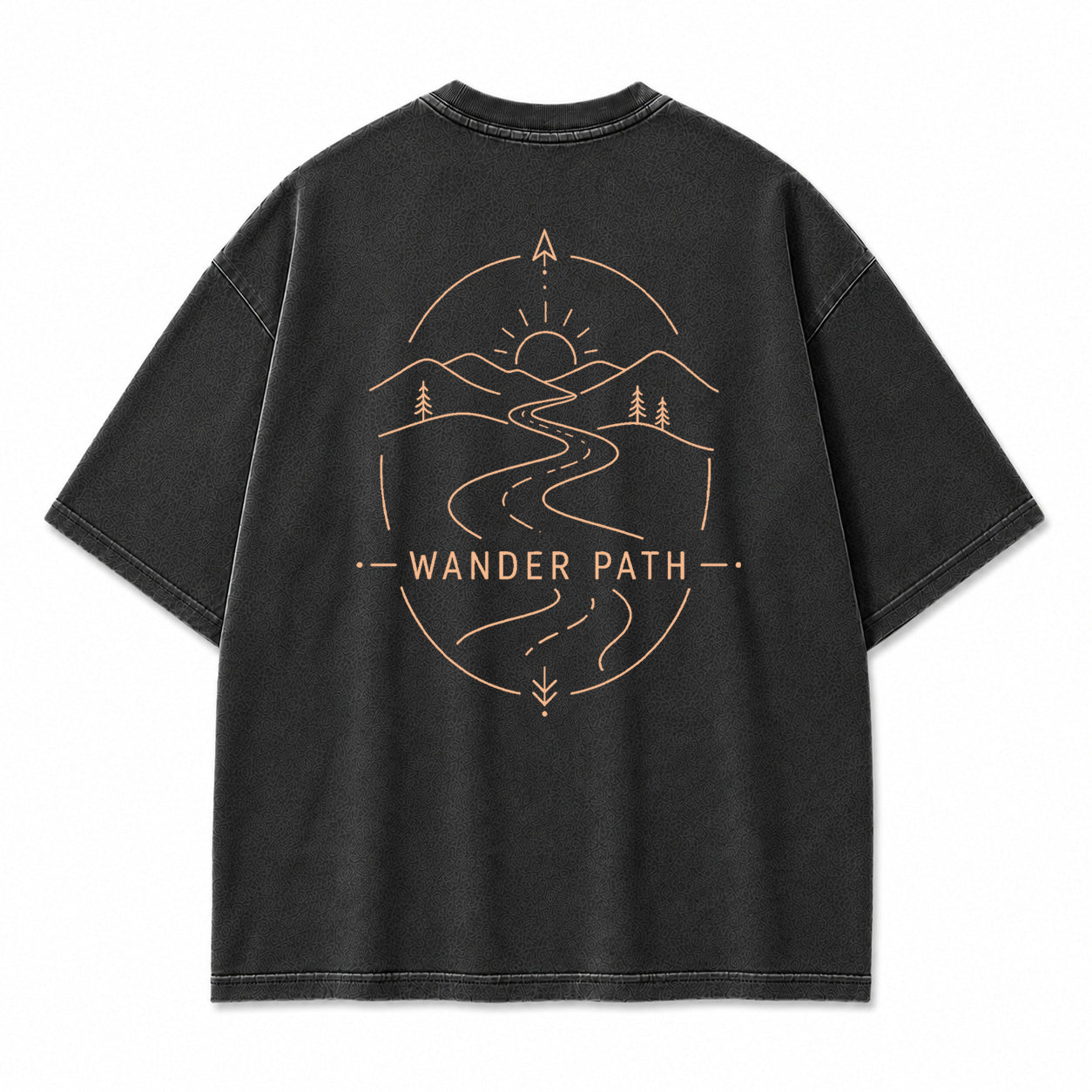 Wander Path Minimal Graphic T-Shirt