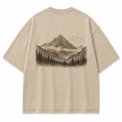 Above the Valley Mountain Peak Graphic T-Shirt