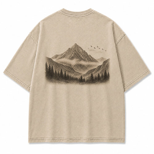 Above the Valley Mountain Peak Graphic T-Shirt