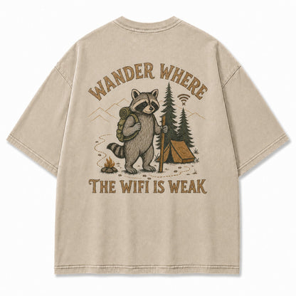 Off Grid Raccoon Graphic Tee