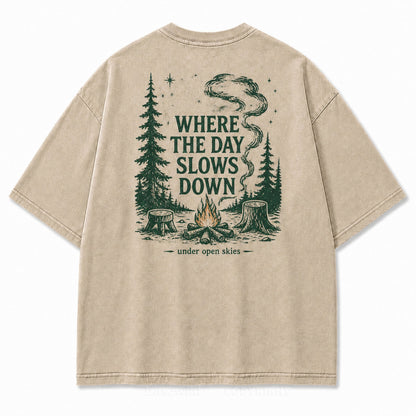 T-shirt graphique Ciel dégagé Jour tranquille