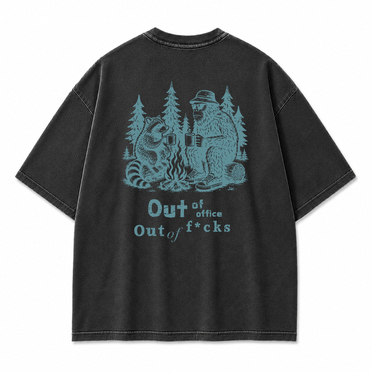 Out of Office Campfire Graphic T-Shirt