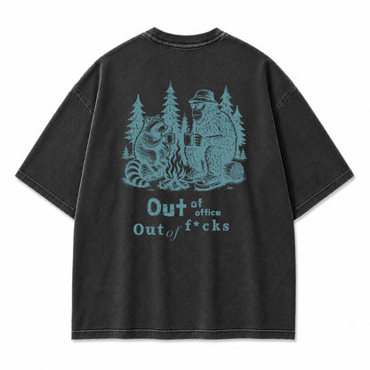 Out of Office Campfire Graphic T-Shirt
