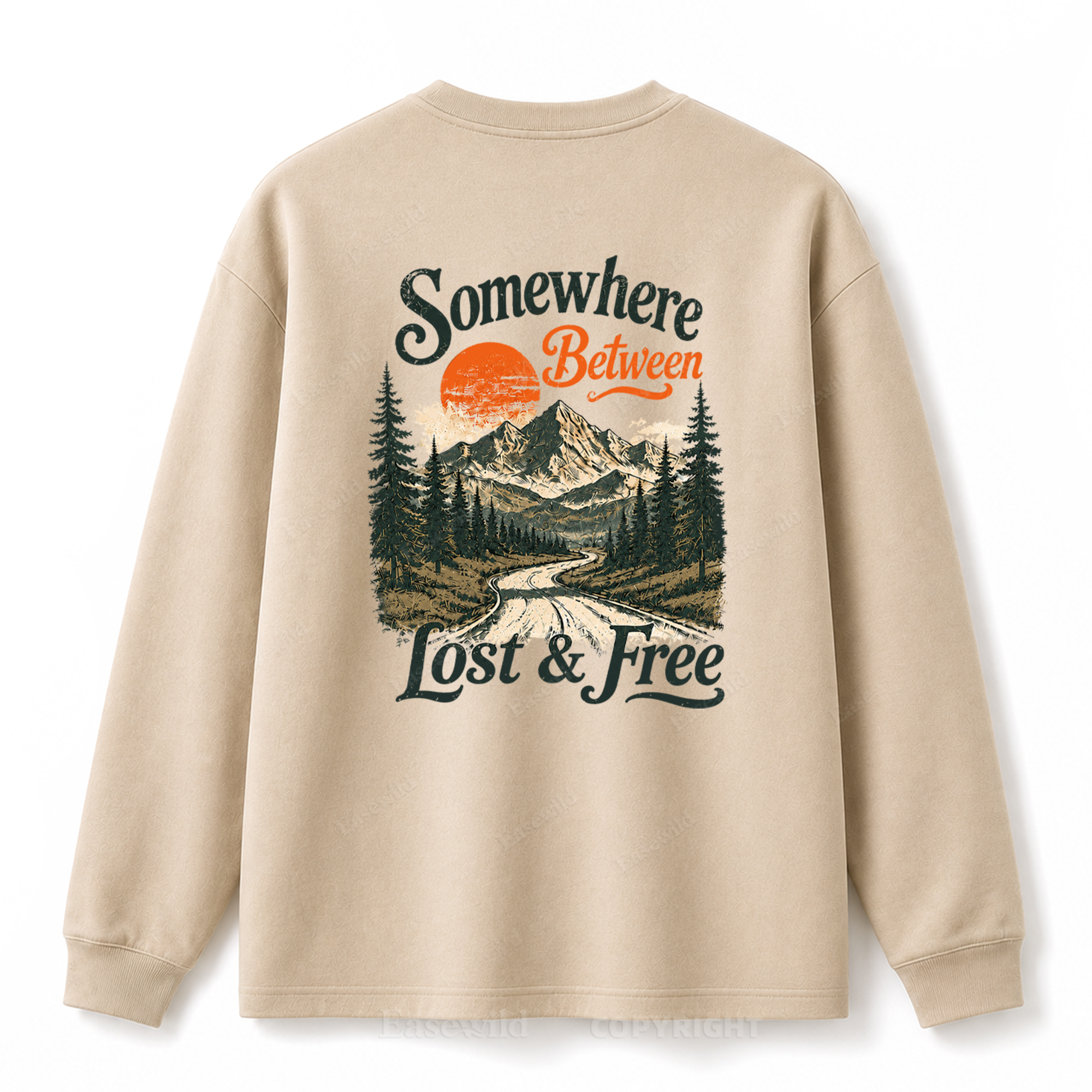 Somewhere Between Lost & Free Long Sleeve Tee