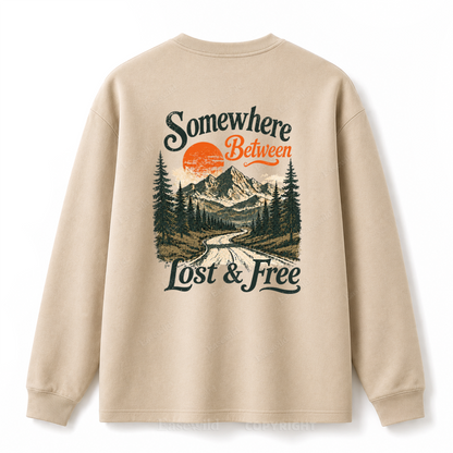 Somewhere Between Lost & Free Long Sleeve Tee