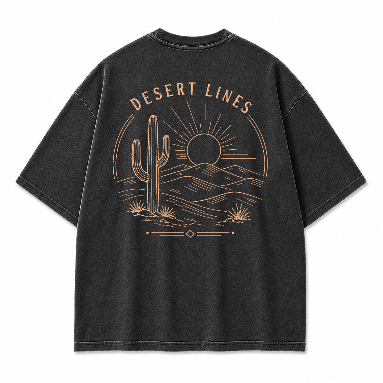 Desert Lines Minimal Graphic T-Shirt