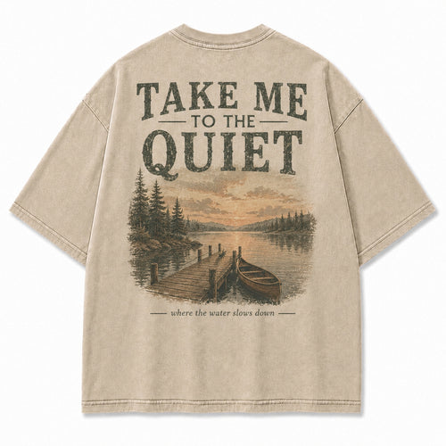 Take Me to the Quiet Washed T-Shirt