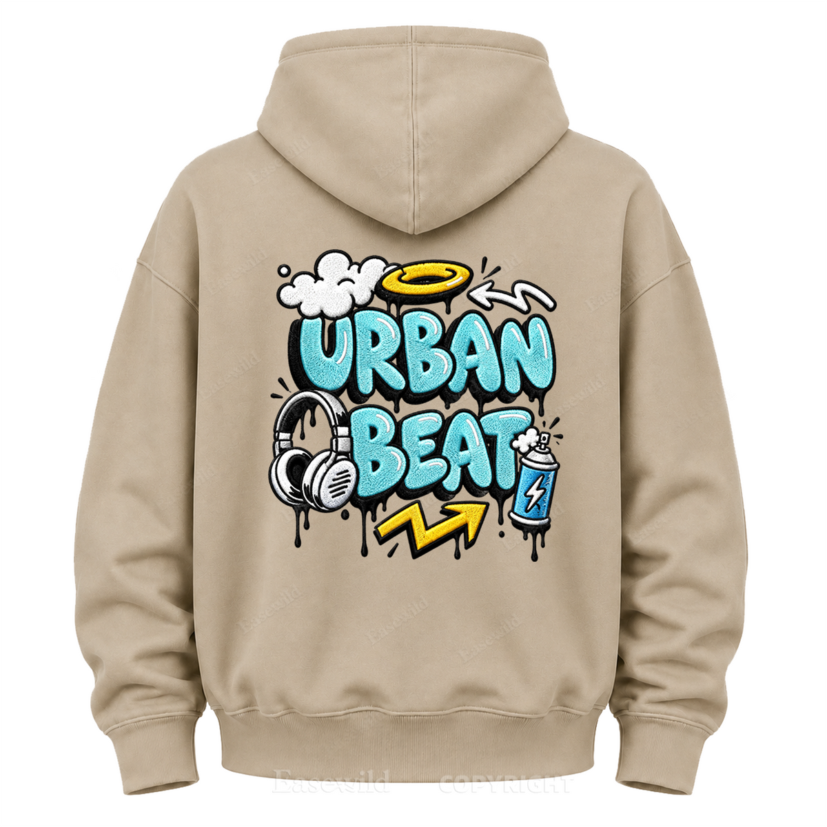 Urban Beat Graphic Hoodie