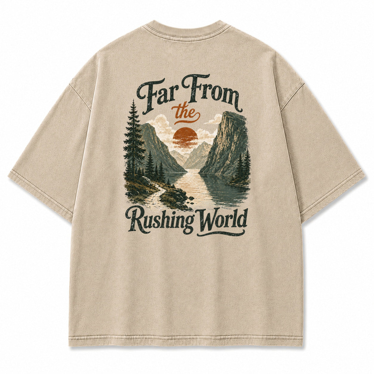 Far From the Rushing World Graphic T-Shirt