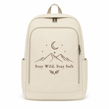 Stay Wild Stay Soft Graphic Backpack