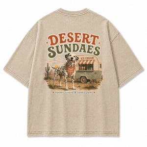 Desert Sundaes Dalmatian Graphic T-Shirt
