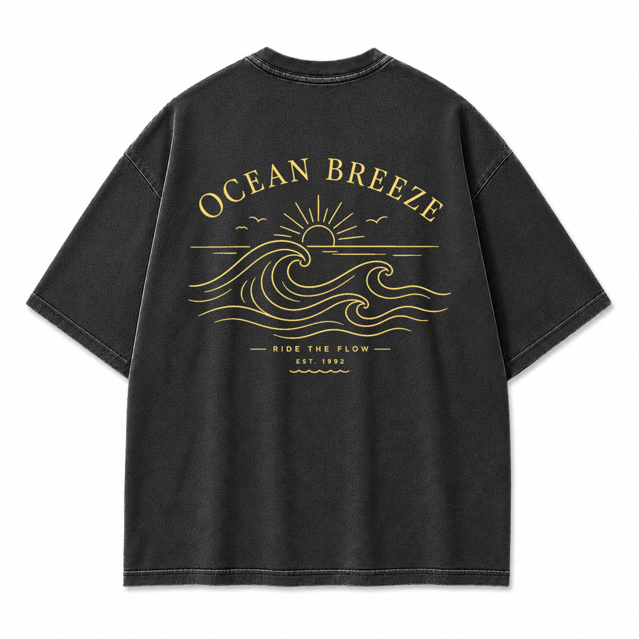 Ocean Breeze Minimal Graphic T-Shirt