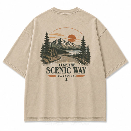 Scenic Ridge Journey Graphic T-Shirt