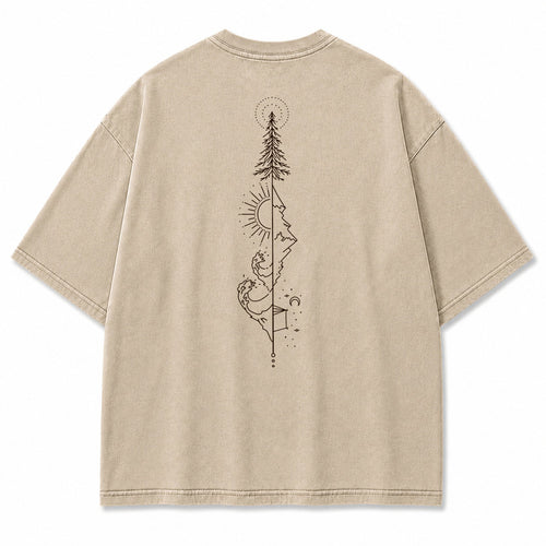 Forest Ocean Balance Graphic T-Shirt
