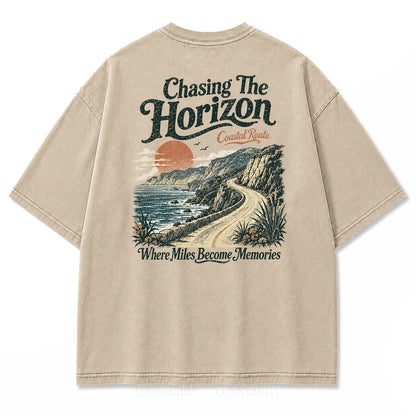 Chasing the Coastal Horizon Print Tee