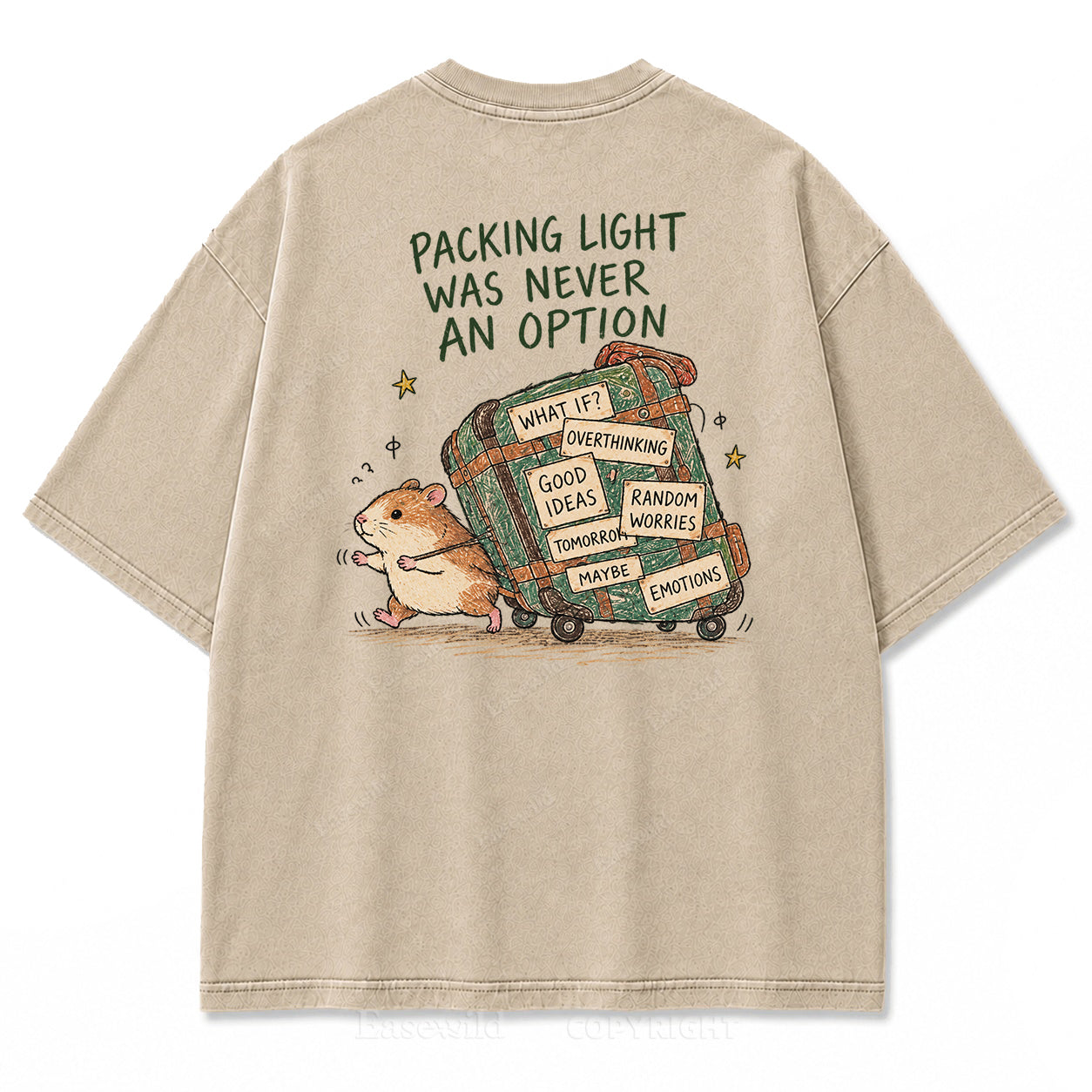 The Suitcase We All Carry Washed Graphic Tee
