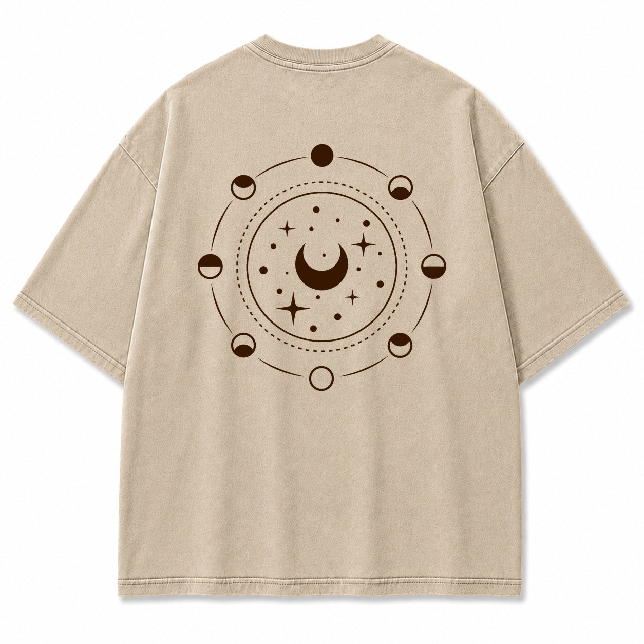 Lunar Phase Celestial Moon Graphic T-Shirt