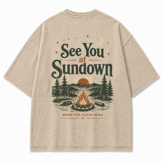 See You at Sundown Campfire Nights Graphic Tee