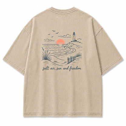 Salt Air Sun and Freedom Graphic T-Shirt