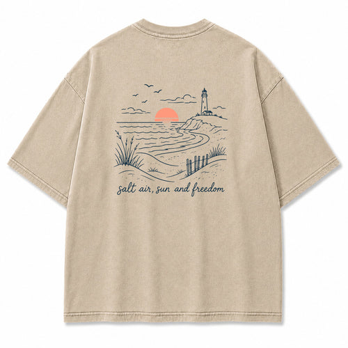 Salt Air Sun and Freedom Graphic T-Shirt