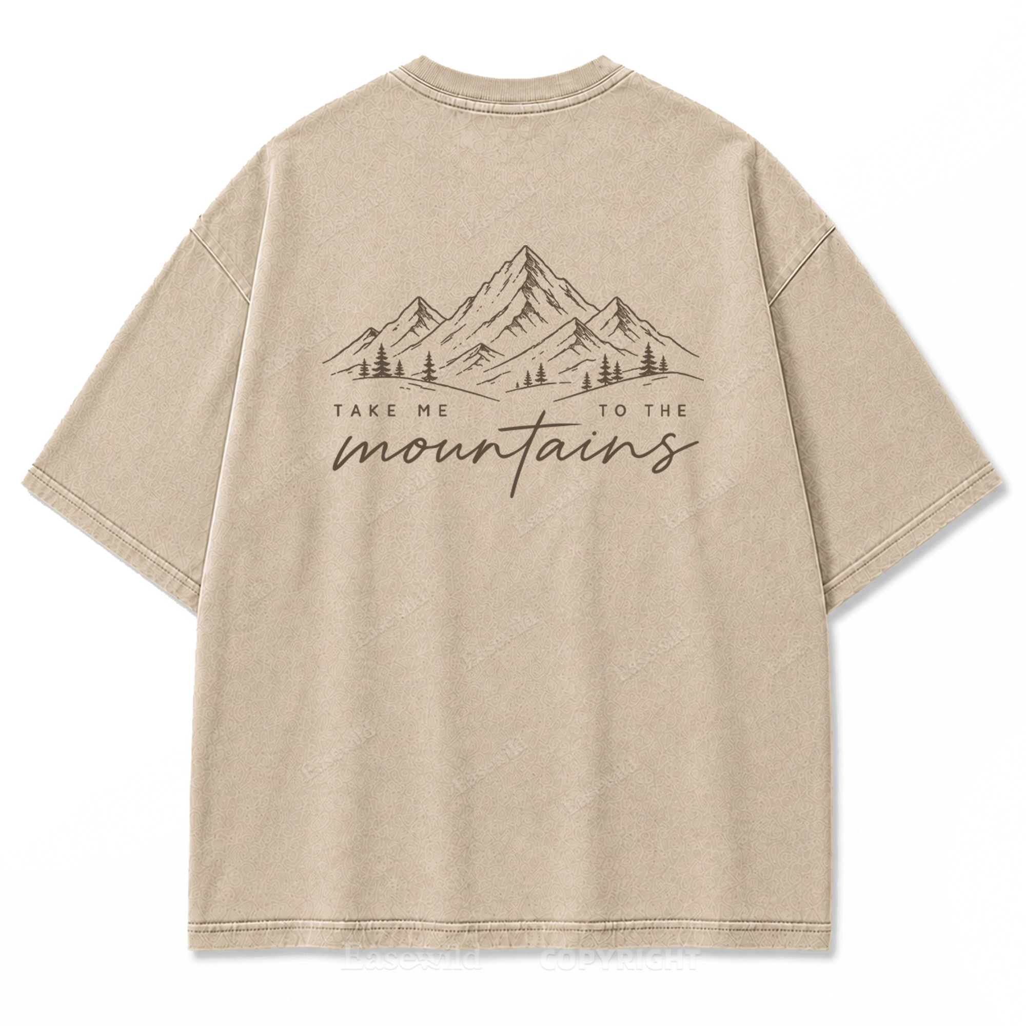 Mountain State of Mind Washed Print Tee