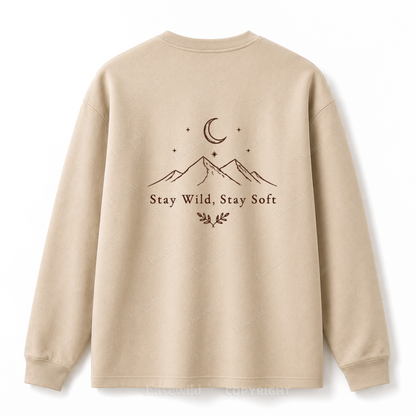 Stay Wild Stay Soft Graphic Long Sleeve Tee