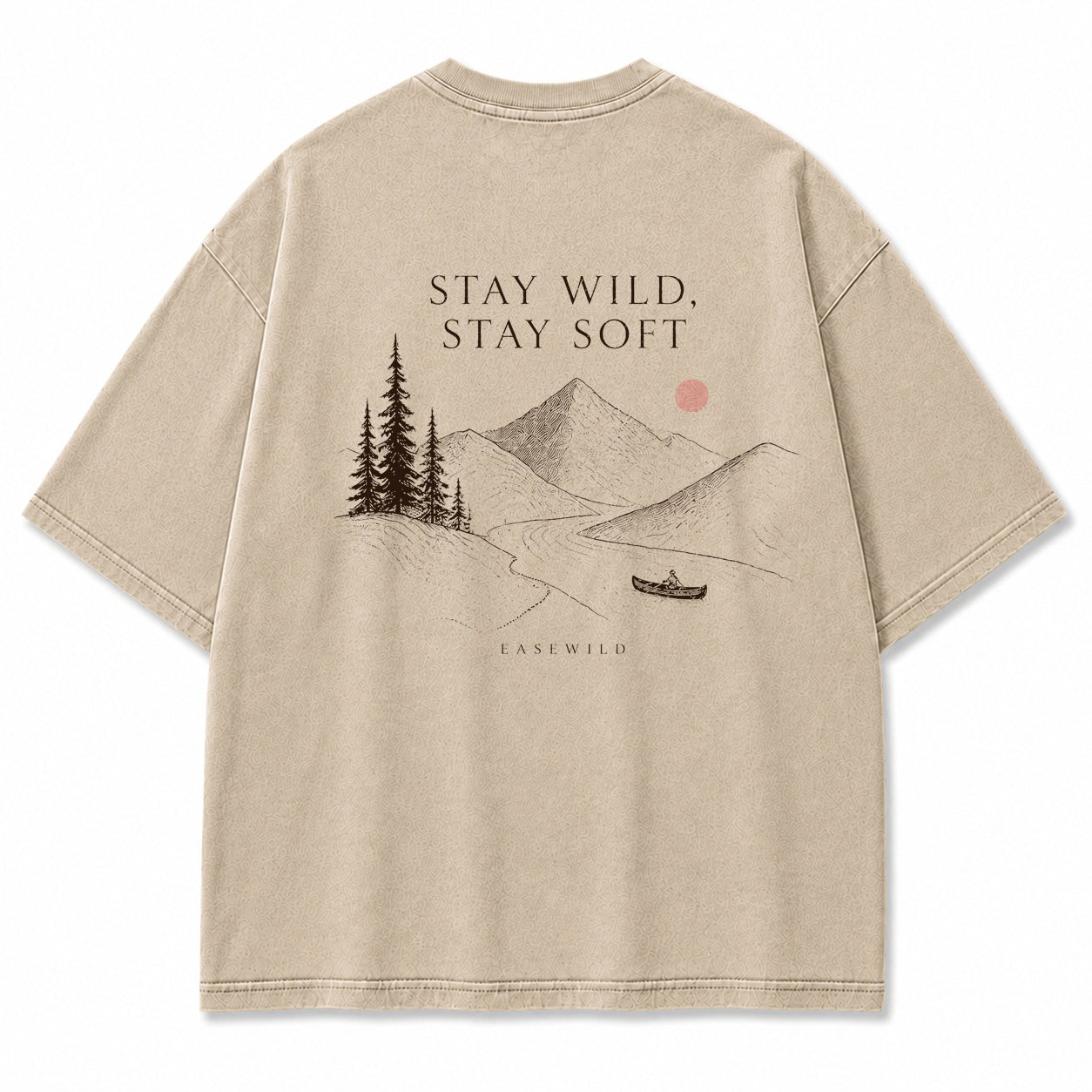 Minimal Wilderness Escape Graphic T-Shirt