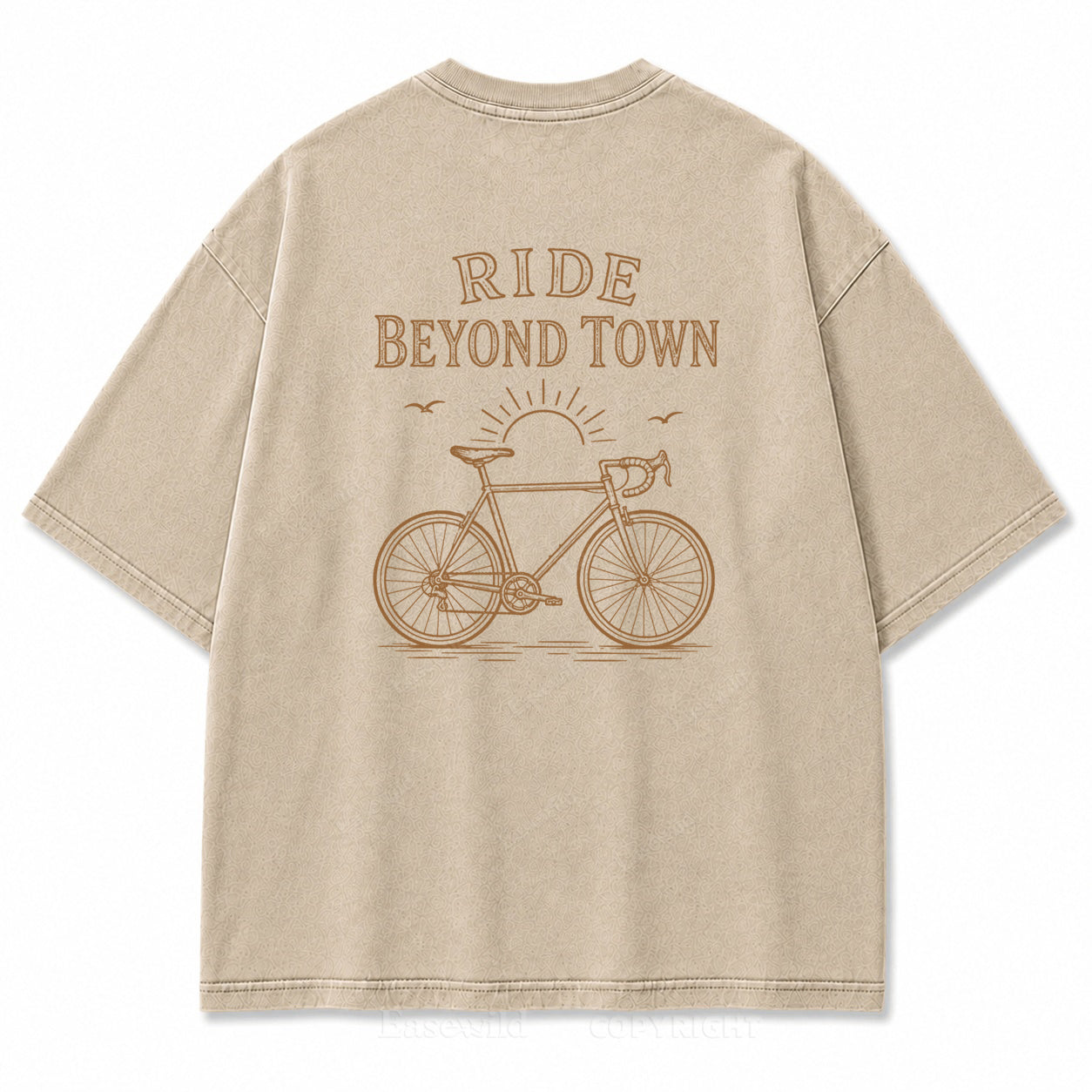 Ride Beyond Town Graphic Back Print Tee
