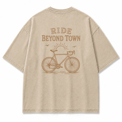 Ride Beyond Town Graphic Back Print Tee
