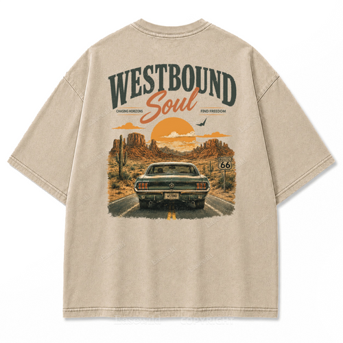 Westbound Soul Washed Print Tee