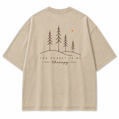 The Forest Is My Therapy Graphic T-Shirt