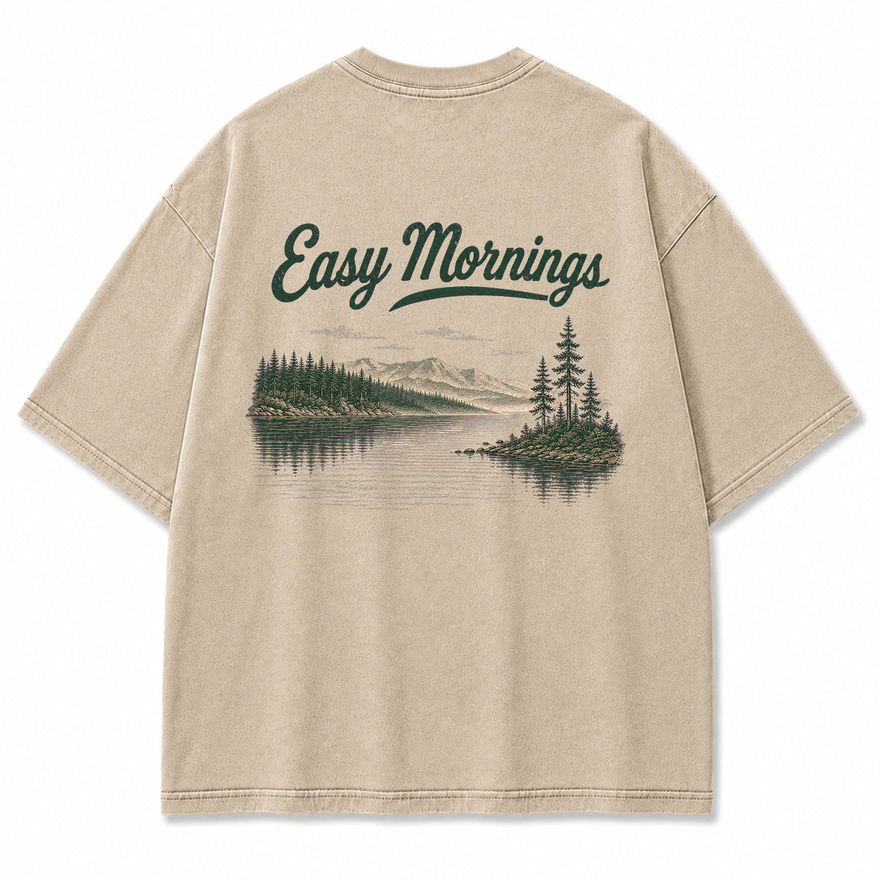 Easy Mornings Lake Graphic T-Shirt