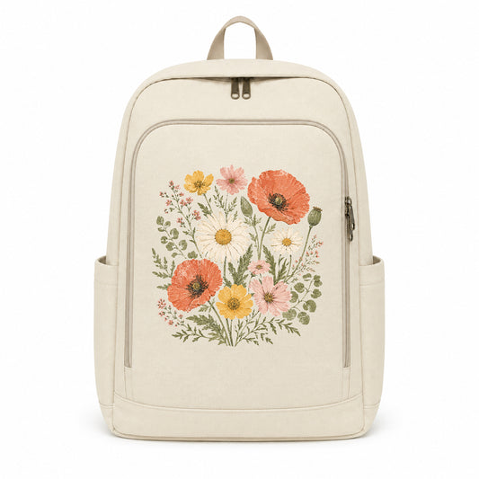 Meadow Bloom Graphic Backpack