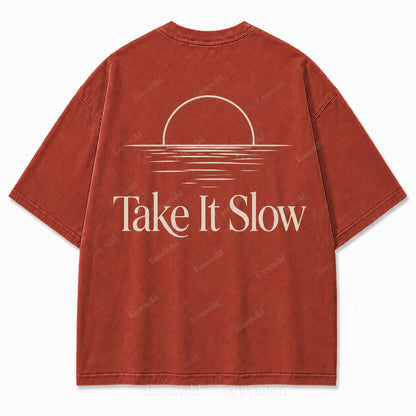 Still Water, Slow Days Tee