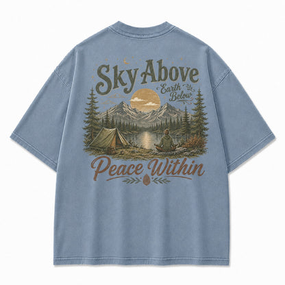 Peace Within Mountain Graphic Tee