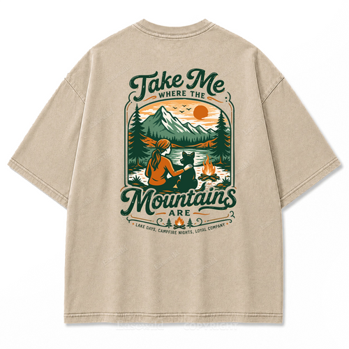 Mountain Days Loyal Company Washed Print Tee