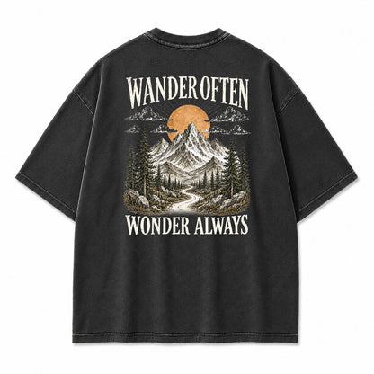 Wander Often Wonder Always Graphic T-Shirt