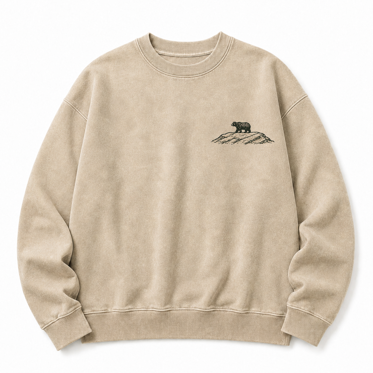 Yellowstone National Park Washed Graphic Sweatshirt