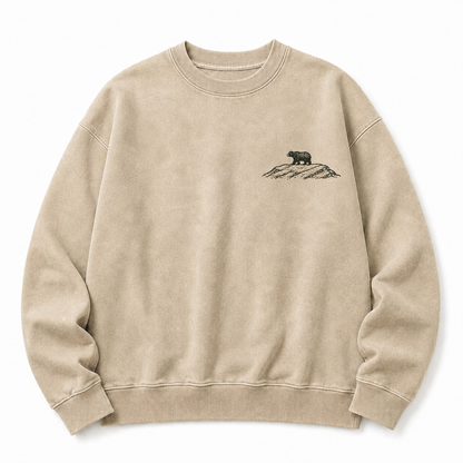 Yellowstone National Park Washed Graphic Sweatshirt