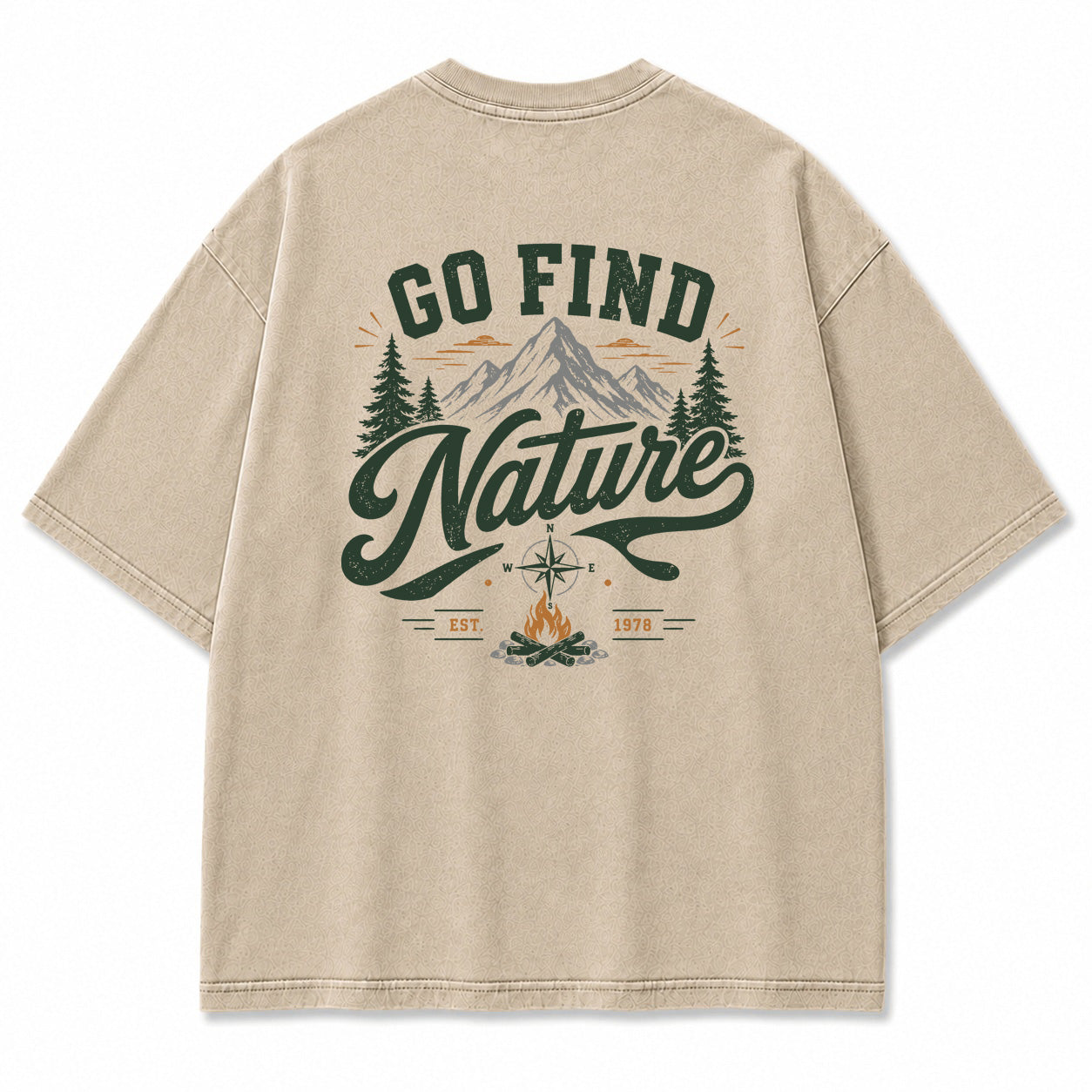 Go Find Nature Graphic T-Shirt