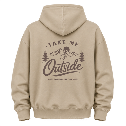 Take Me Outside Out West Graphic Hoodie
