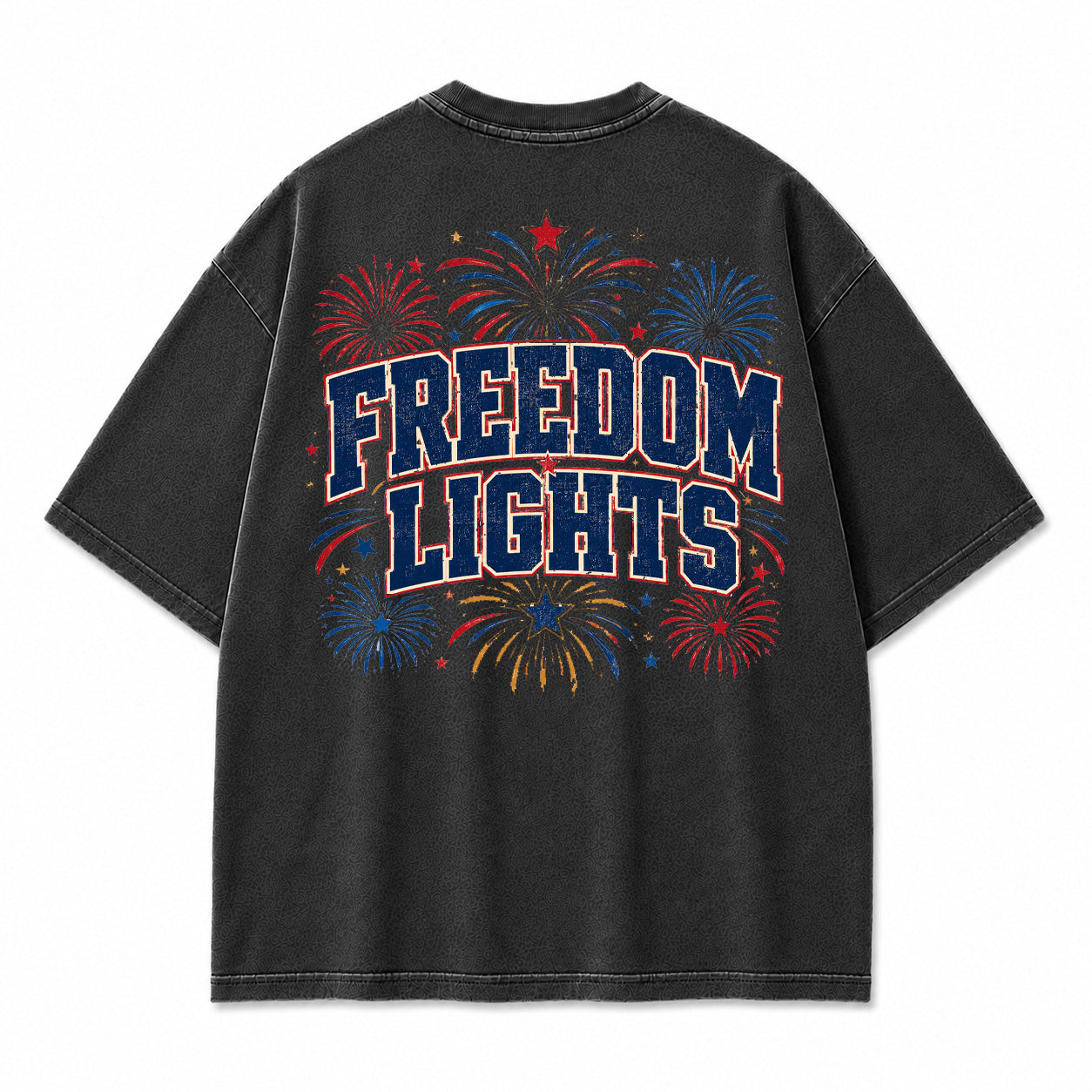 Firework Liberty Celebration Graphic T-Shirt
