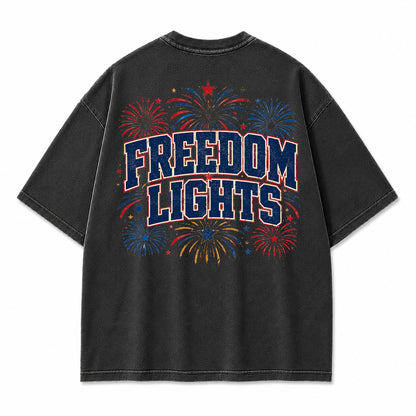 Firework Liberty Celebration Graphic T-Shirt