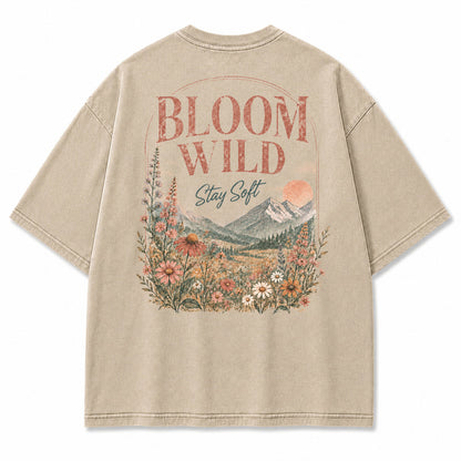 Wild Blossom Mountain Meadow Graphic T-Shirt