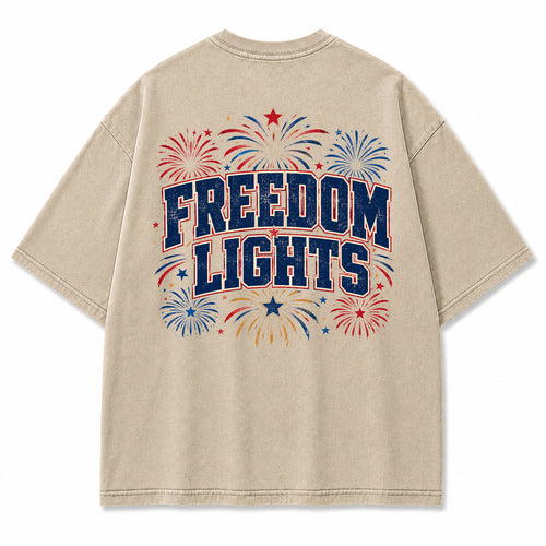 Firework Liberty Celebration Graphic T-Shirt