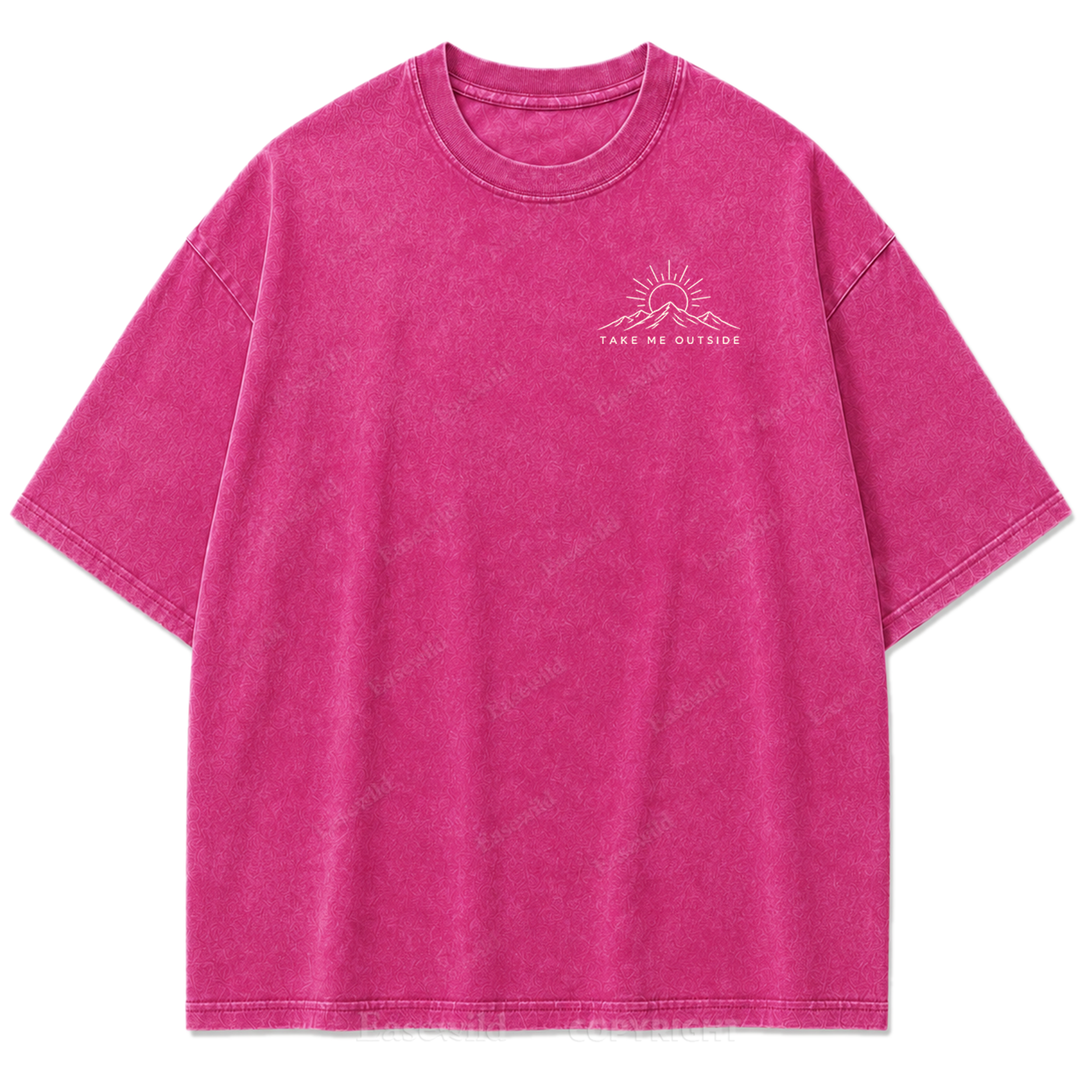 Called Back to the Outside Washed Print Tee