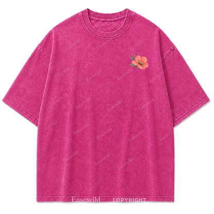 Soft Bloom Floral Washed Print Tee